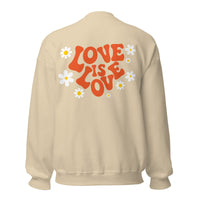 Love is Love Back Design Crewneck
